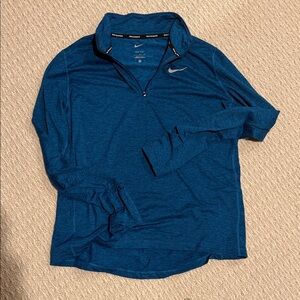 Nike Women’s Teal Quarter-Zip Pullover -Like New